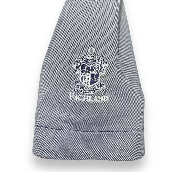 Gray Peter Millar Summer Comfort Golf Polo Shirt Size L - Picture 4 of 11